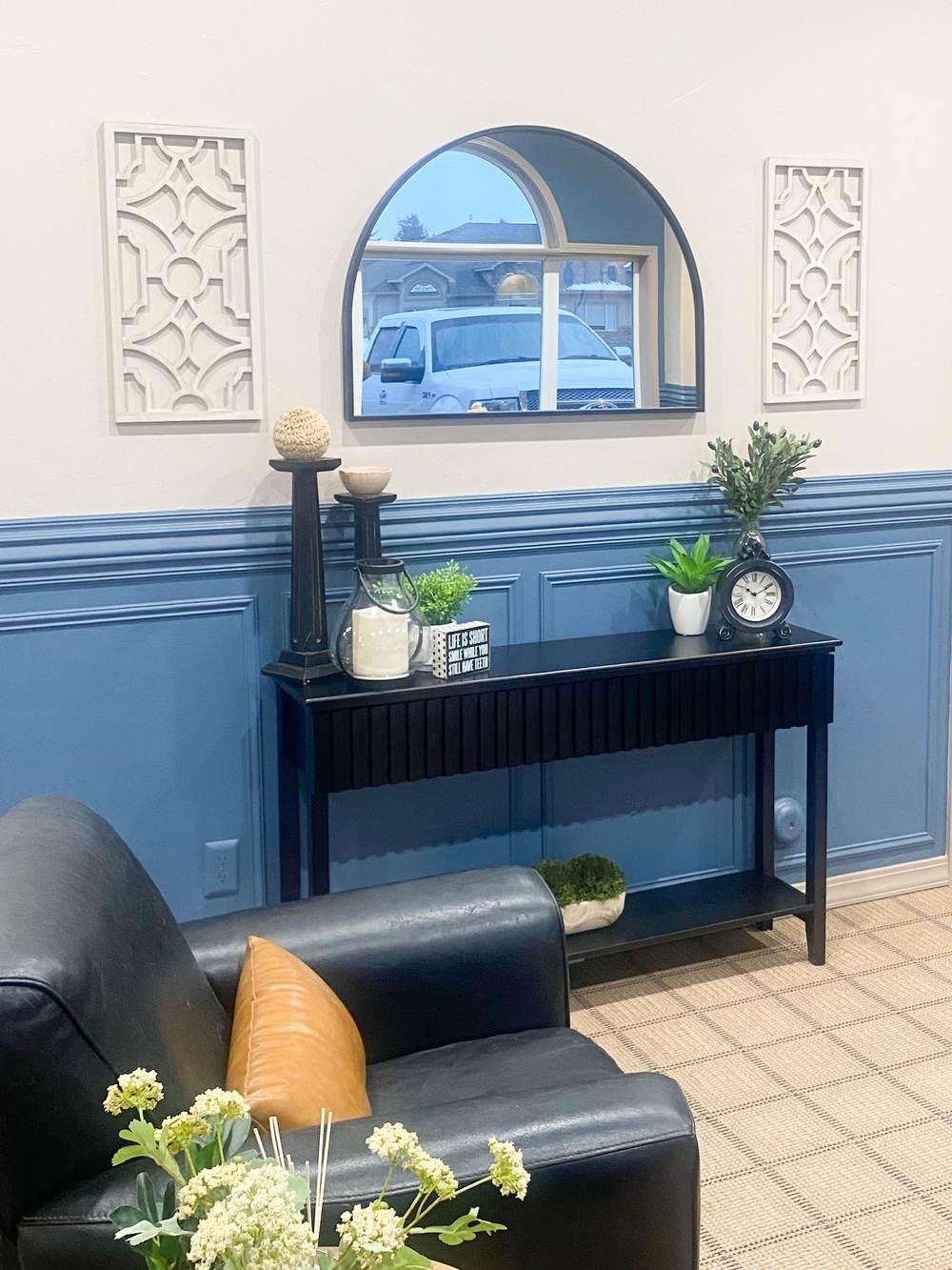 Ammon Dental commercial lobby renovation — Renewed Spaces by Michele
