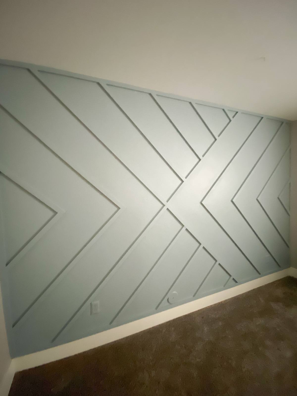 Custom feature wall — Renewed Spaces by Michele